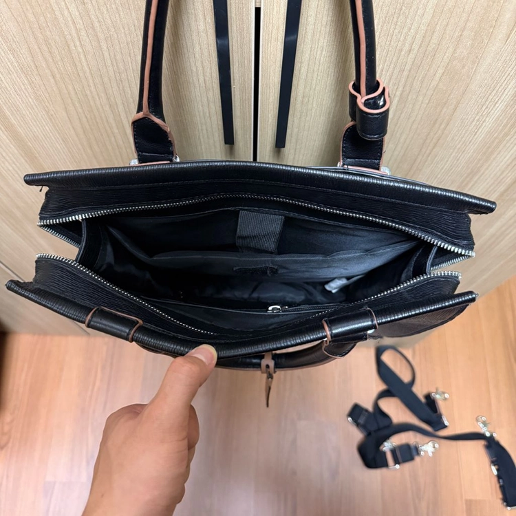 자라(ZARA) PU 검정 레더 가죽 토트백 (백팩겸용) 이미지