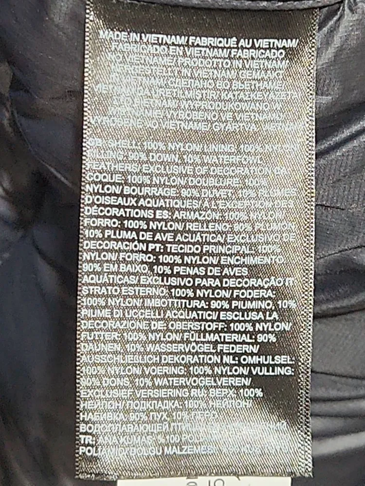 (L) 노스페이스 눕시 숏패딩 점퍼 블랙 700 다운자켓 이미지