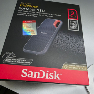 샌디스크 ssd e61 2tb 미개봉 이미지