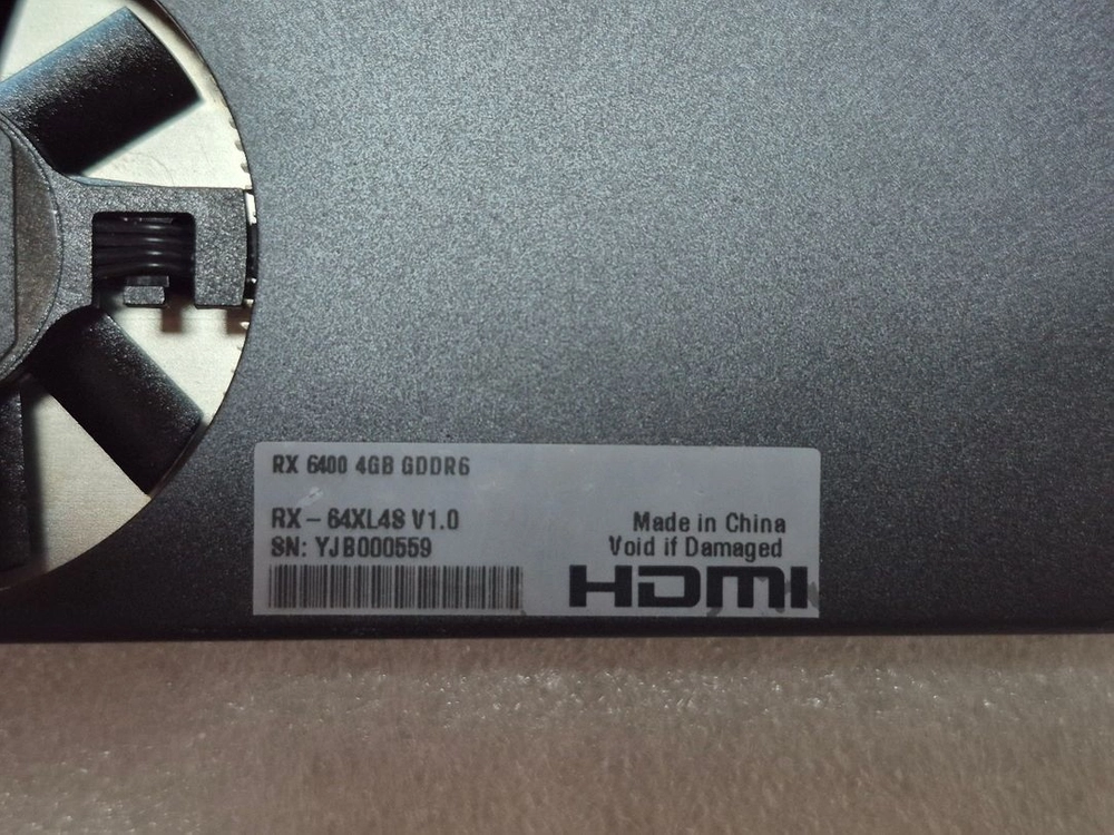XFX 라데온 RX 6400 D6 4G itx 그래픽카드 (GTX 1650) 이미지