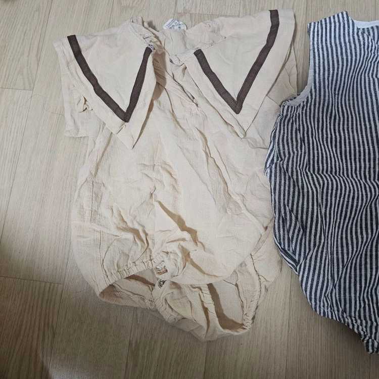 아기 바디수트 3벌 세트 이미지