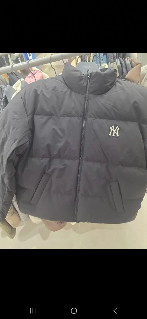 MLB 현재신상 베이직커브숏패딩 완전새상품 저렴히판매! 이미지