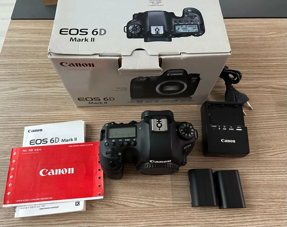 캐논 풀프레임 DSLR EOS 6D Mark2 (육두막) 바디 이미지