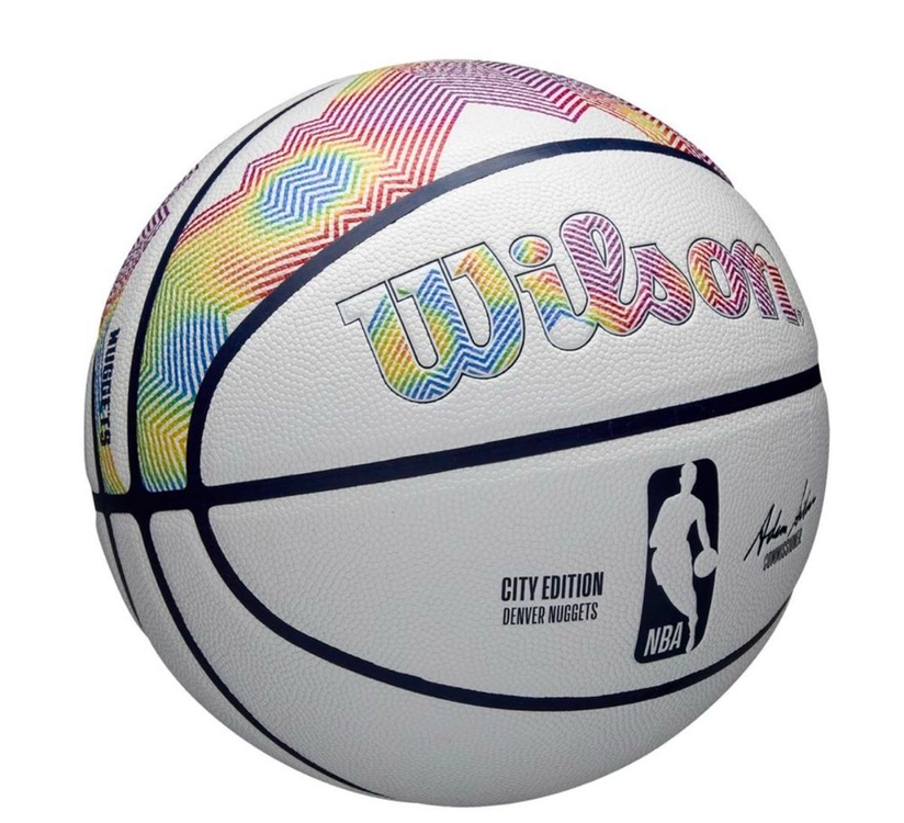 윌슨 NBA 덴버 너기츠 시티 에디션 농구공 7호 이미지