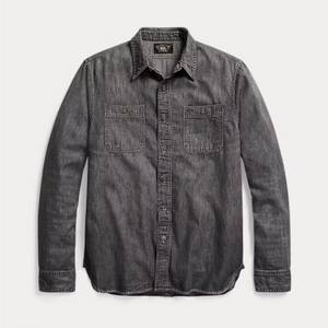 RRL 더블알엘 데님 워크셔츠 류준열 이동휘 가죽 뉴스보이 무스탕 폴로 발마칸 크리켓 덱자켓 러프아웃 스웨이드 이미지