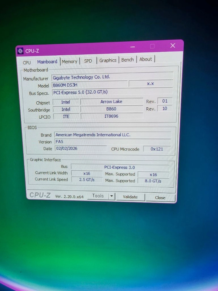 인텔 울트라5 250kf plus +B860M DS3H 이미지