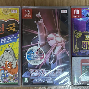 닌텐도 스위치 리듬천국 미라클 스타즈 / 포켓몬스터 바이올렛합본 / 포켓몬스터 샤이닝 펄 이미지