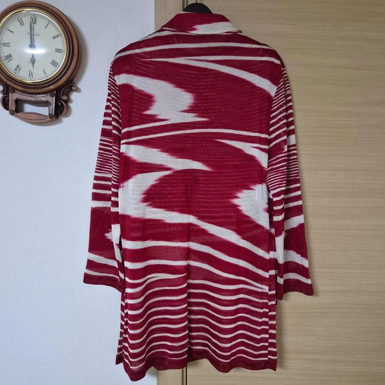 [탑+가디건] 미쏘니(MISSONI) 패턴 니트 세트 이미지