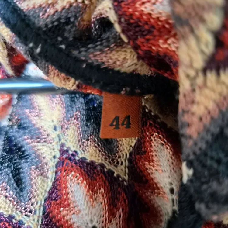 미쏘니(MISSONI) 패턴 울 혼방 니트 자켓 이미지