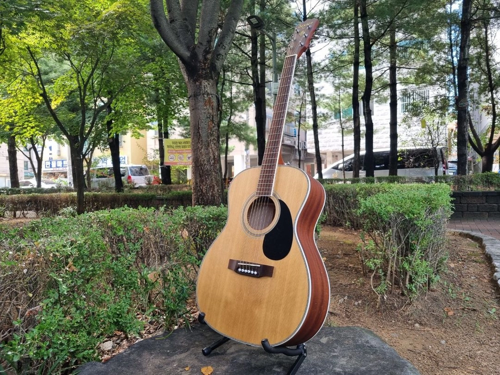 한국산 덱스터 통기타 OM바디 입문용 기타 판매합니다 이미지