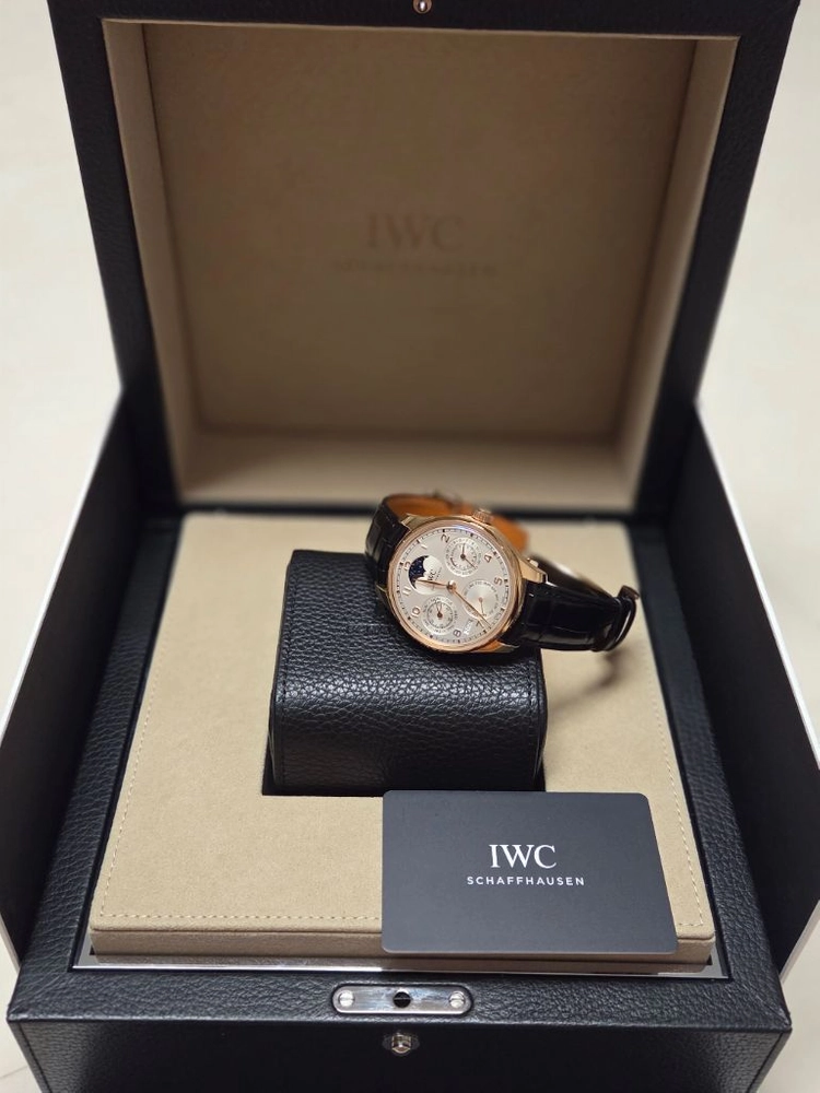 IWC 포르투기저 퍼페추얼 캘린더 국내 풀세트 이미지