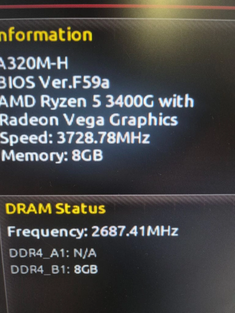 AMD 라이젠 3400G CPU 팝니다 이미지