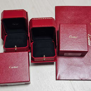 정품 Cartier 까르띠에 반지 박스 링 케이스 커플 세트 :) 이미지