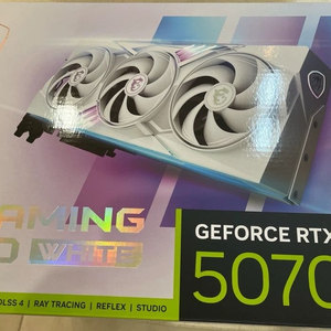 MSI RTX 5070 트리오 화이트 이미지