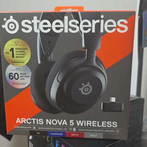 Arctis Nova5 무선 게이밍 헤드셋 이미지