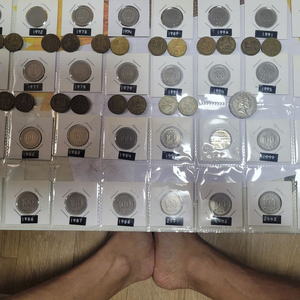 100원동전 10윈동전영국동전 이미지