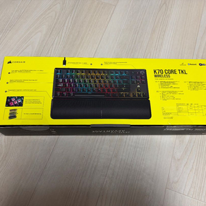 커세어 k70 core wireless tkl 적축 미개봉 이미지