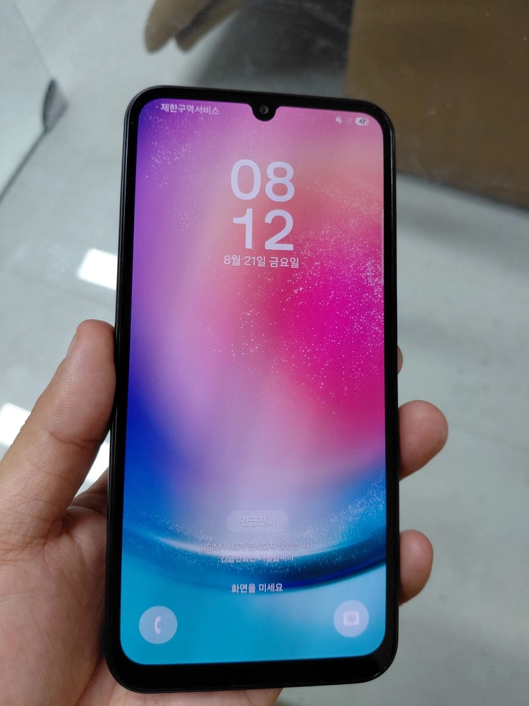 갤럭시 A24 블랙 128GB SS급 이미지