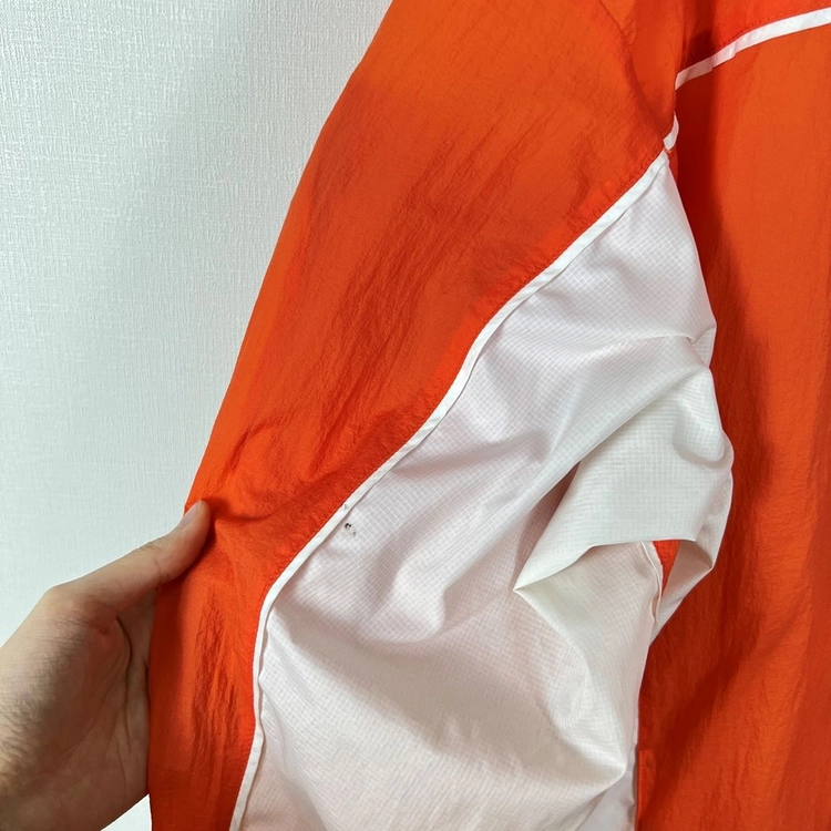 데상트 오렌지 경량 바람막이 자켓 점퍼 남110 2XL 라덴 빈티지 이미지