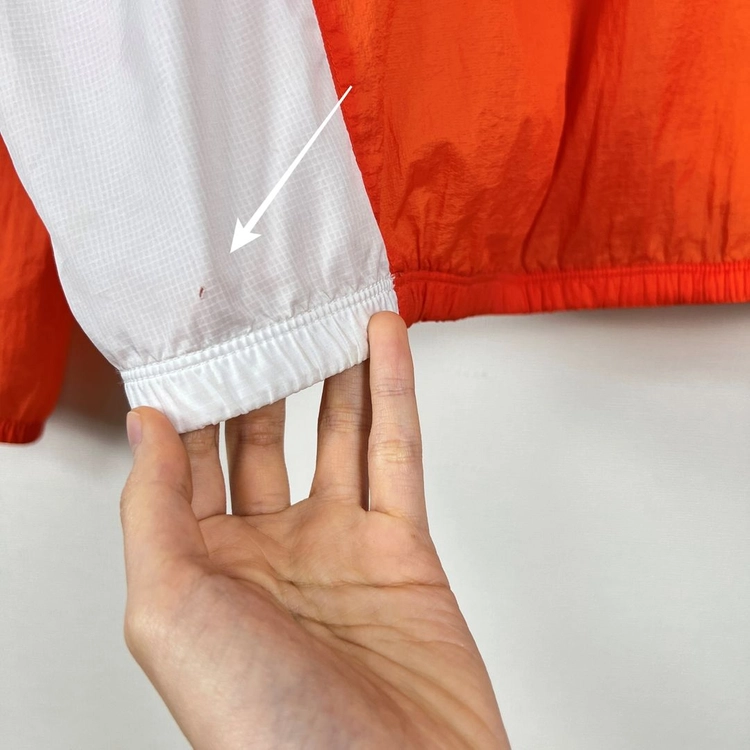 데상트 오렌지 경량 바람막이 자켓 점퍼 남110 2XL 라덴 빈티지 이미지