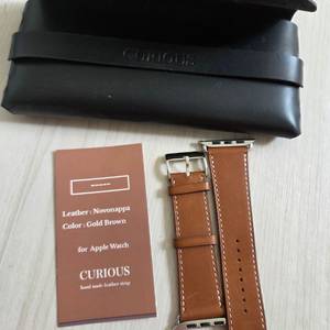 애플워치 궁금하기 (curious) 바레니아 레더 스트랩 49 46 45mm 이미지