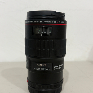캐논 EF 100mm F2.8L Macro IS USM 백마엘 정품 / 앞뒤캡 / 정상작동 이미지