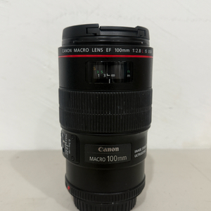 캐논 EF 100mm F2.8L Macro IS USM 백마엘 정품 / 앞뒤캡 / 정상작동 (2) 이미지