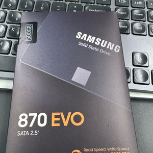 삼성 870 EVO SSD 500gb 미개봉 새제품 팝니다 이미지