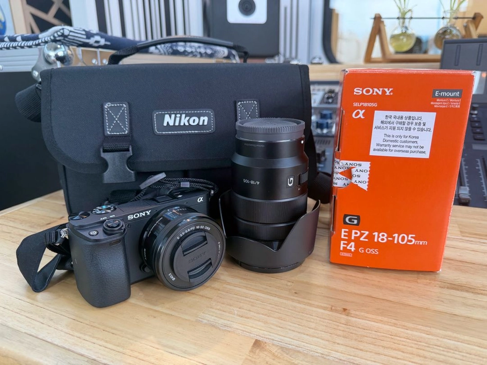 sony a6400+번들렌즈 + 소니 18-105렌즈 - 안심되는 중고거래