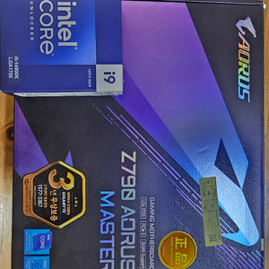 i9-14900k + z790 aorus master x 이미지