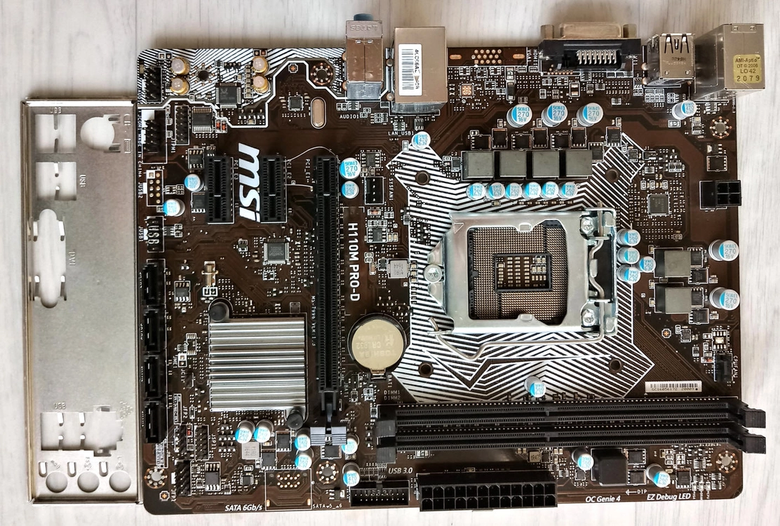 H110M PRO-D(소켓:1151,스카이,카비레이크,6~7세대)MSI 메인보드 이미지
