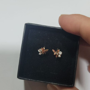 14k 나비 원터치귀걸이 이미지