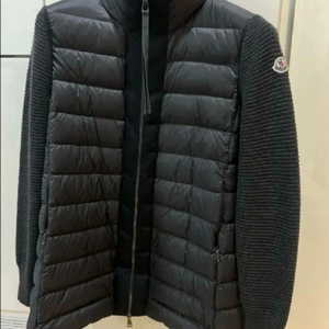 몽클레어 차콜 롱니트패딩 M 이미지