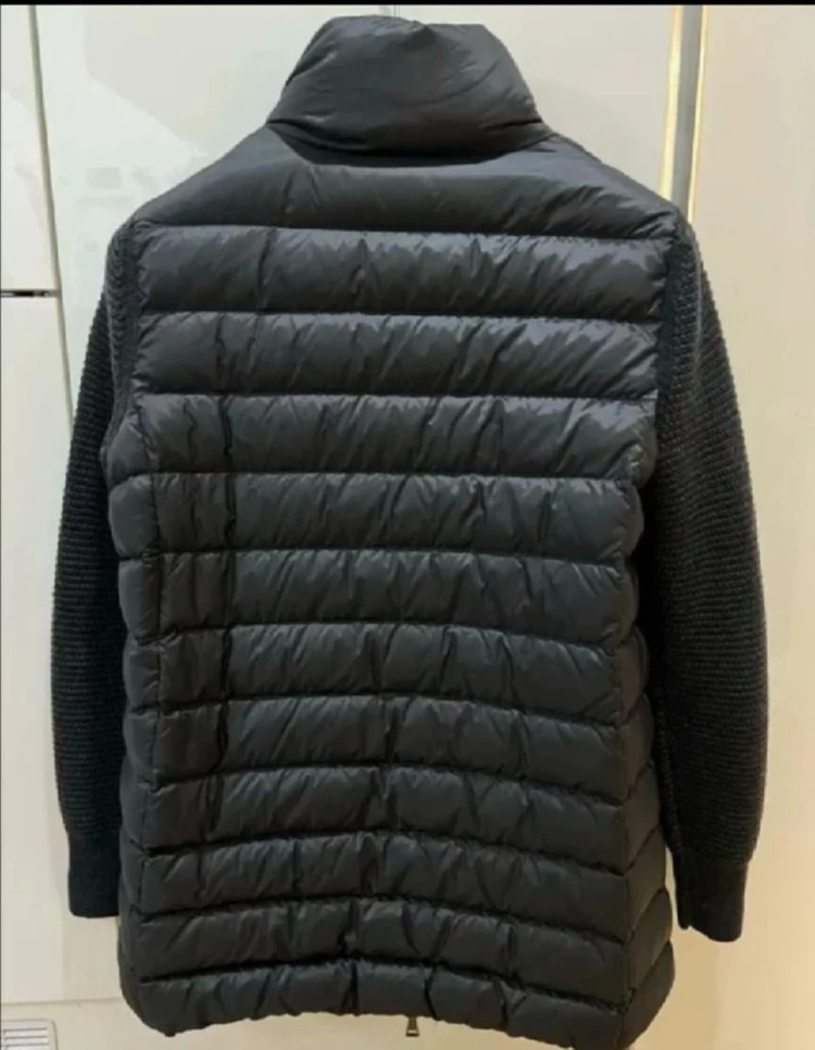 몽클레어 차콜 롱니트패딩 M 이미지