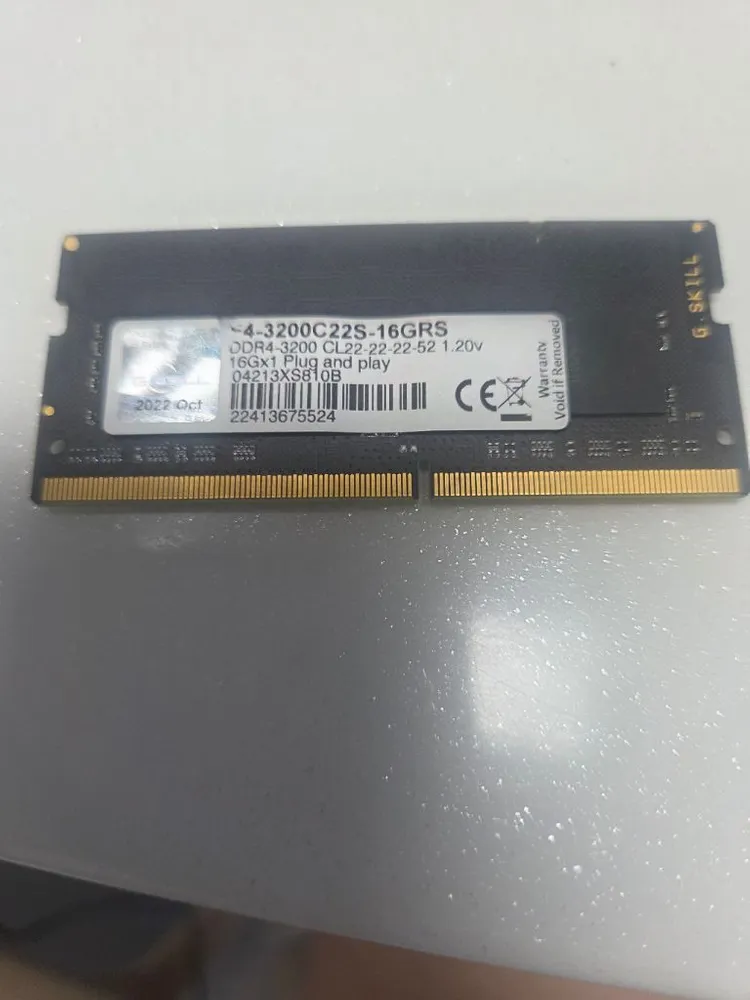 지스킬 ddr4-3200 16gb 노트북용 램 팝니다 이미지
