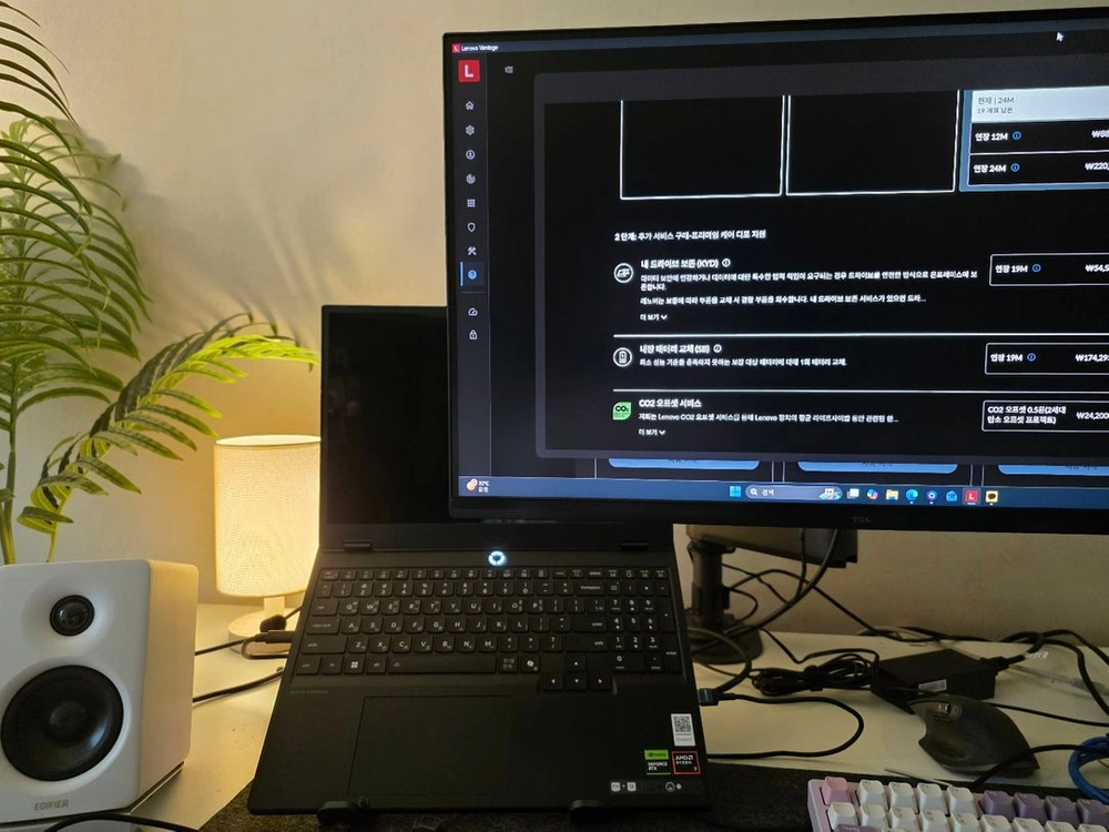 레노버 리전5 15APH10 WIN11 /5060/ ryzen7 260 OLED SSS급 이미지