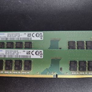 삼성 DDR4 8GB 3200 데스크탑 메모리 램 2장 이미지