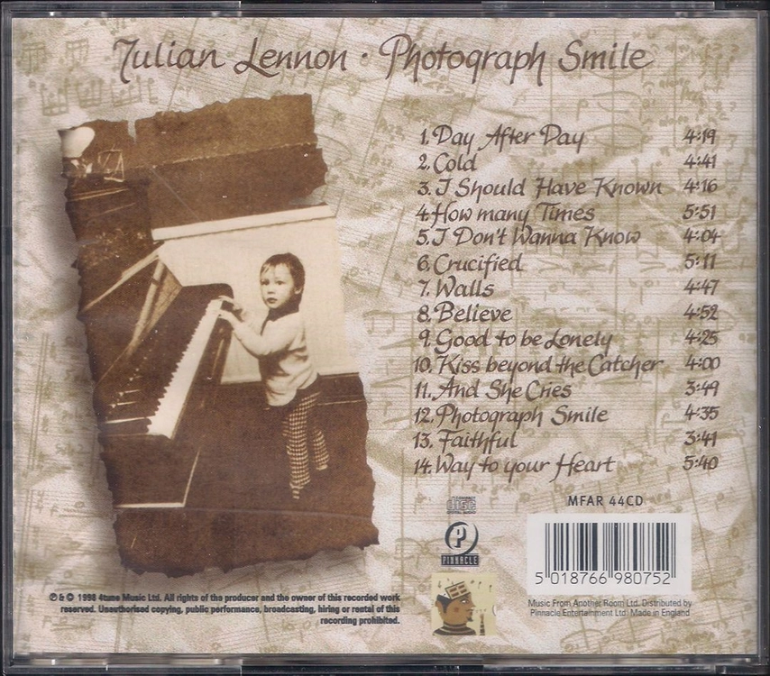 [희귀] Julian Lennon PHOTOGRAPH SMILE 영국산 CD (전 비틀즈 존 레논 아들 줄리안) 이미지