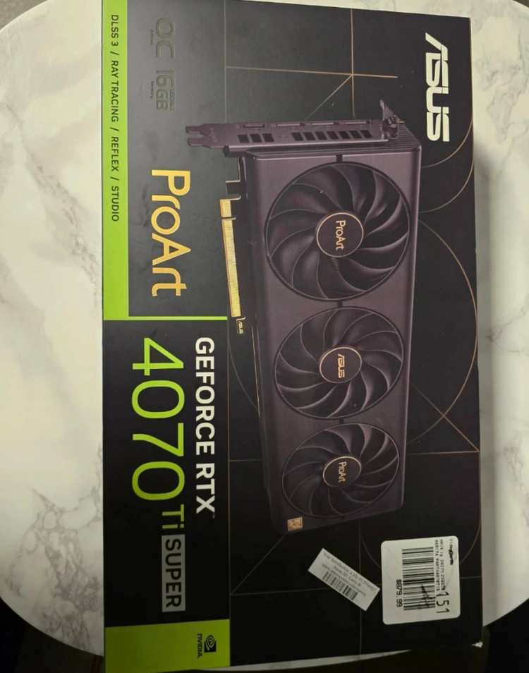 ASUS ProArt RTX 4070Ti SUPER OC 16GB - 안심되는 중고거래