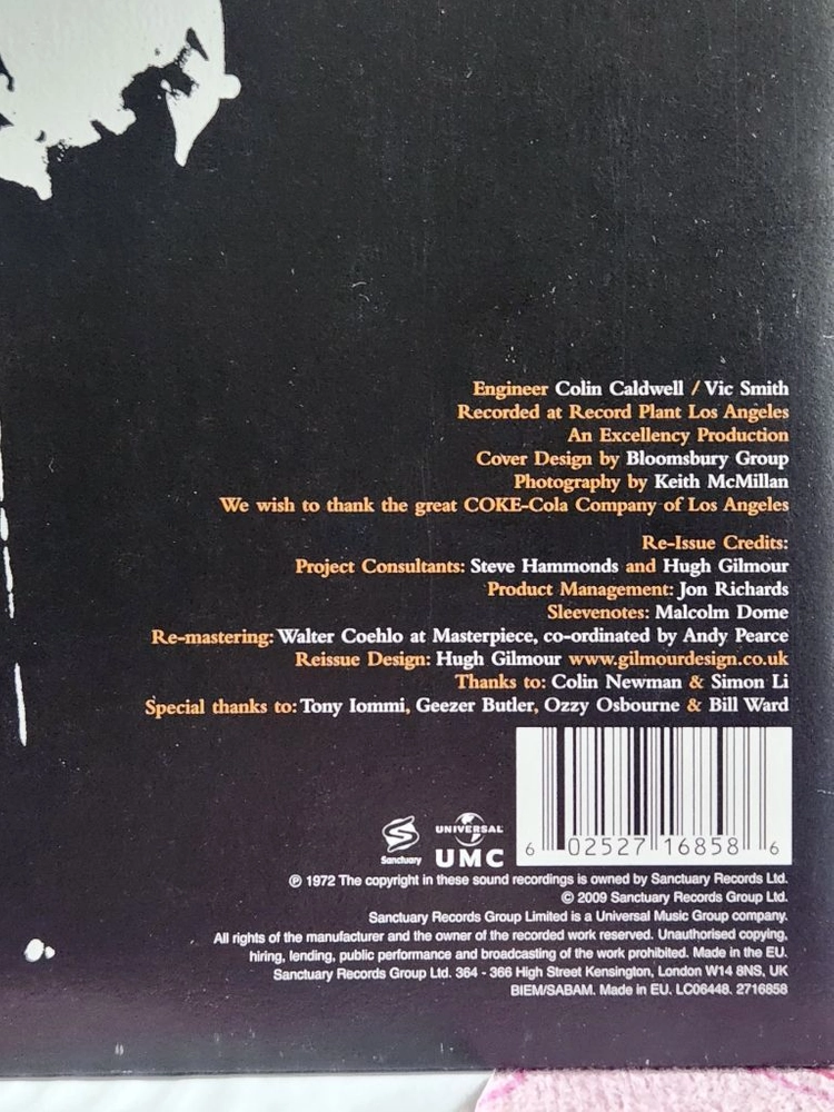 Black Sabbath Vol.4 LP 이미지