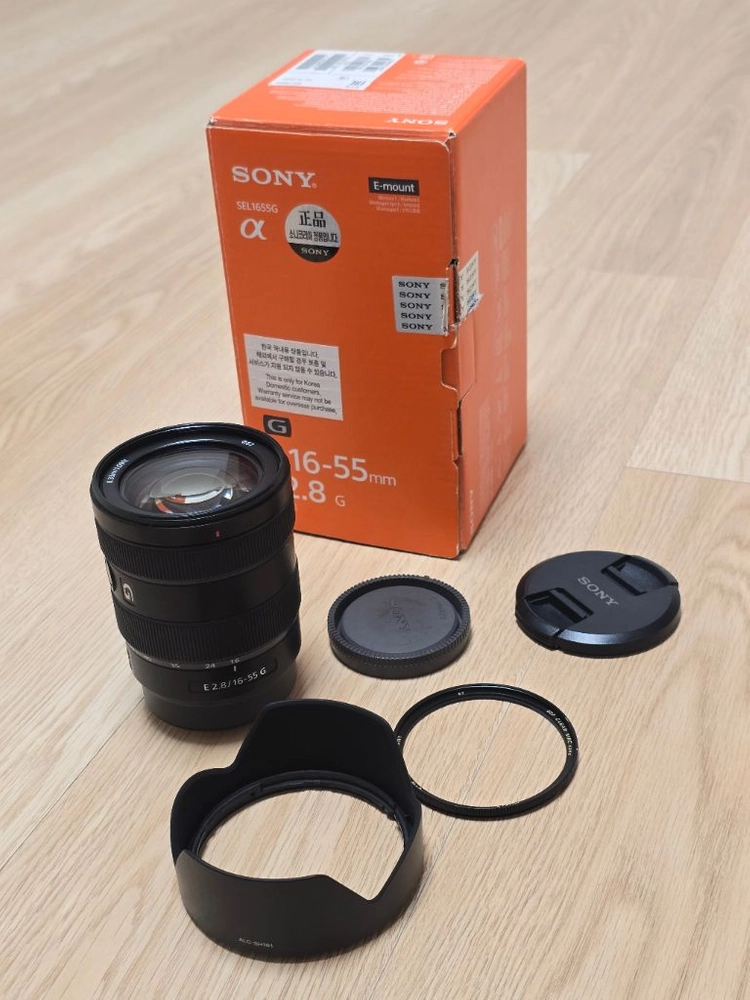소니 16-55mm f2.8 G (+ b+w나노필터) / 1655g 렌즈 - 안심되는 중고거래