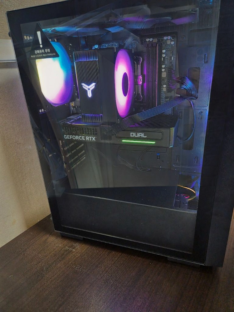 7500F 5060ti 게이밍pc 본체 이미지