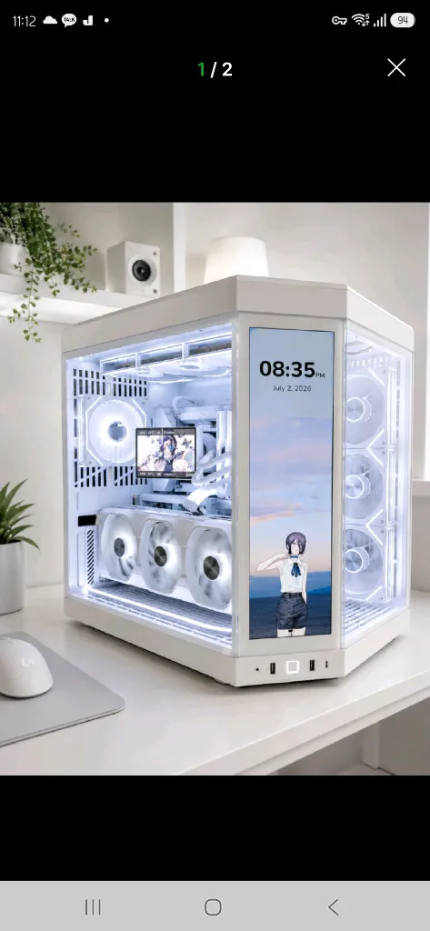 라이젠7 9800X3D RTX5080 Y70 화이트신품PC 이미지