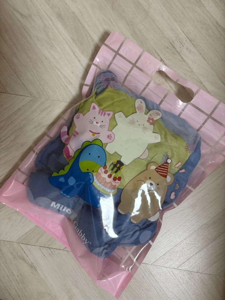 [증고]밀로앤개비 동물 베개 커버 딜런 이미지