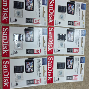 샌디스크 high endurance micro SD 카드 32GB 판매합니다. 이미지