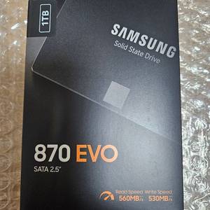 삼성 870 EVO SSD 1TB (미개봉) 판매합니다. 이미지