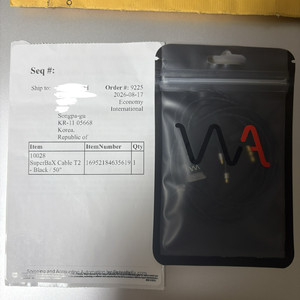 웨스톤(westone) SuperBaX Cable T2 - Black, 50인치 이미지