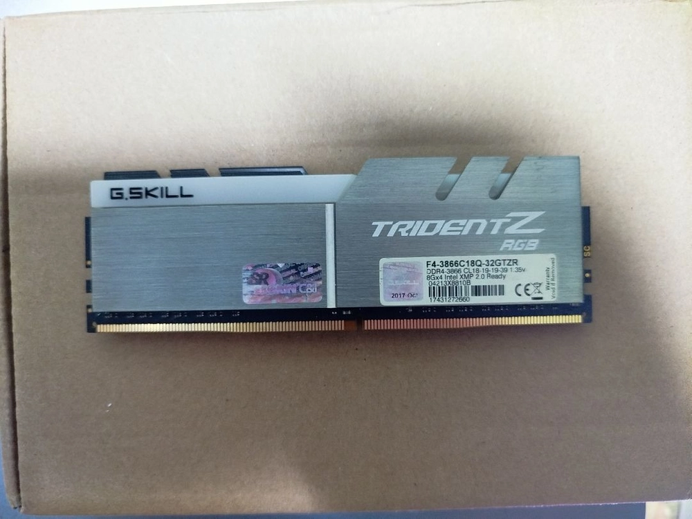G.SKILL 트라이던트 Z RGB 8GB DDR4 3866MHz 램 전주시 이미지