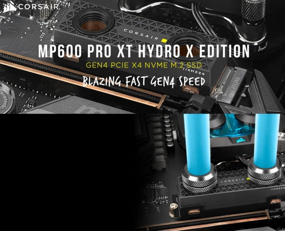 새상품 미개봉 커세어 MP600 PRO XT 2TB SSD 하이드로 X 시리즈 SSD 이미지