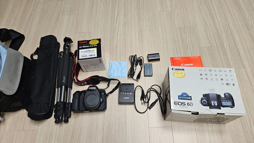 캐논eos 6d dslr카메라 세트 이미지